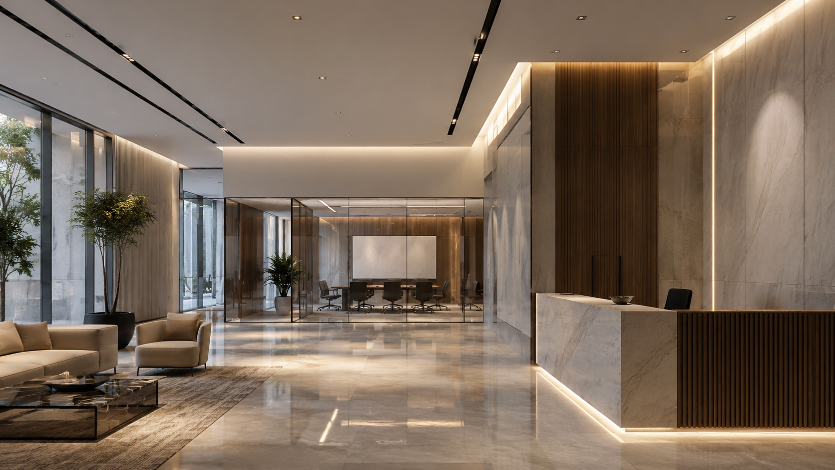 SAMA TEAM commercial office fit-out project in Riyadh, Saudi Arabia